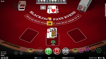Face Up 2 blackjack screenshot