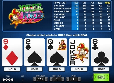 screenshot joker poker