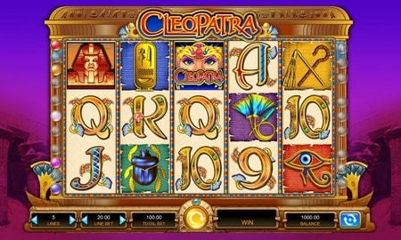 cleopatra gokautomaat screenshot