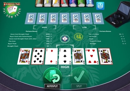 screenshot Casino Pai Gow Poker Regels