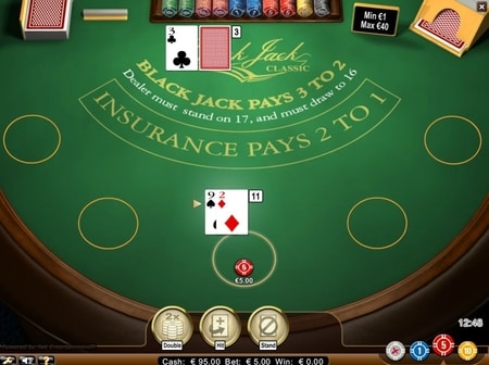 winnen met blackjack online