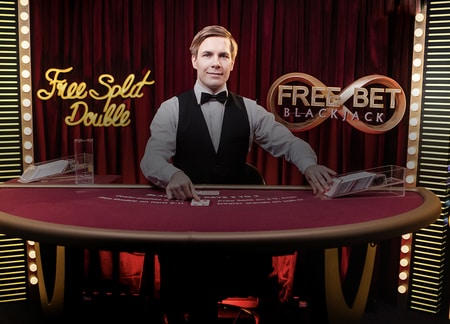 free bet blackjack bij evolution gaming