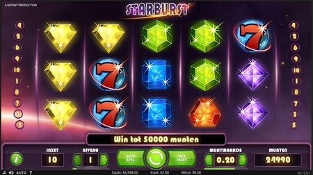 slots zoals starburst hebben allen een andere gokautomaat variantie