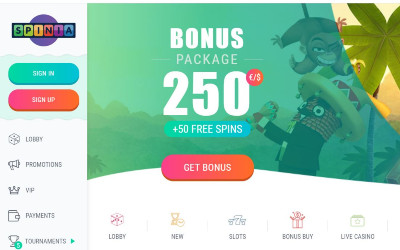 spinia homepage